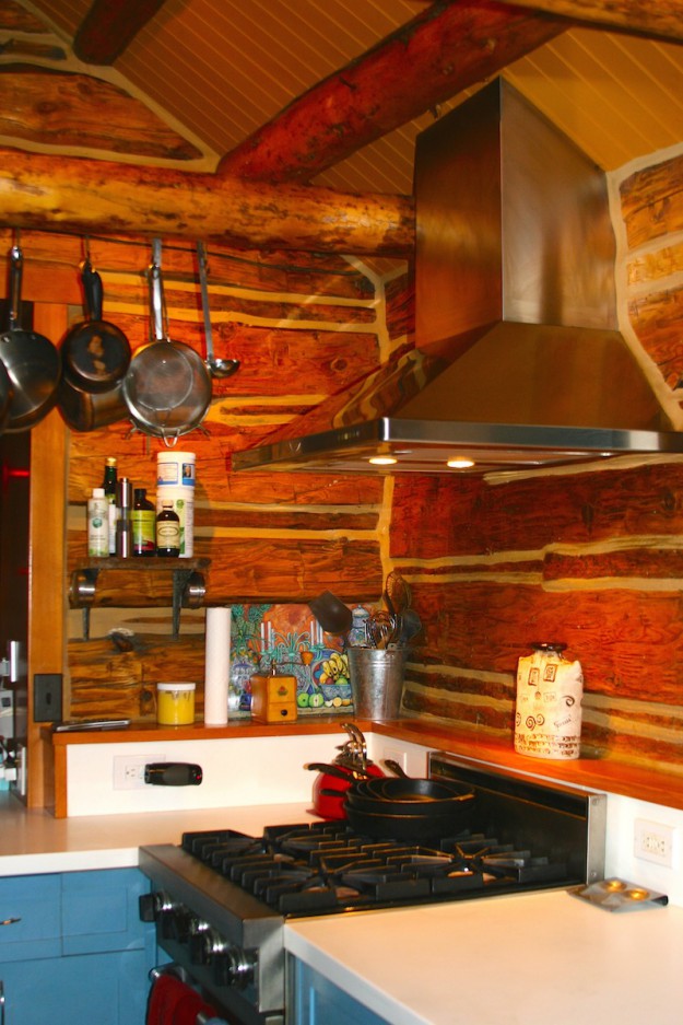 Log Home Kitchen copy