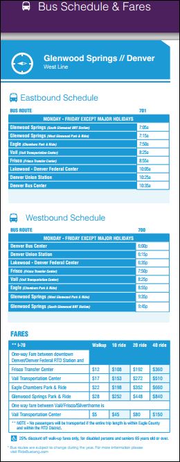 Bus Schedule