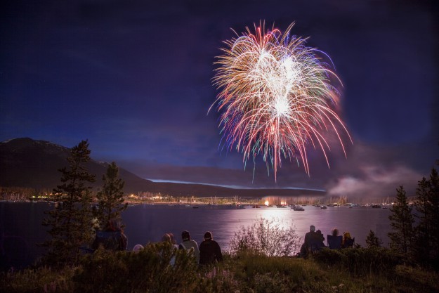 July Fourth Fireworks, Frisco, CO