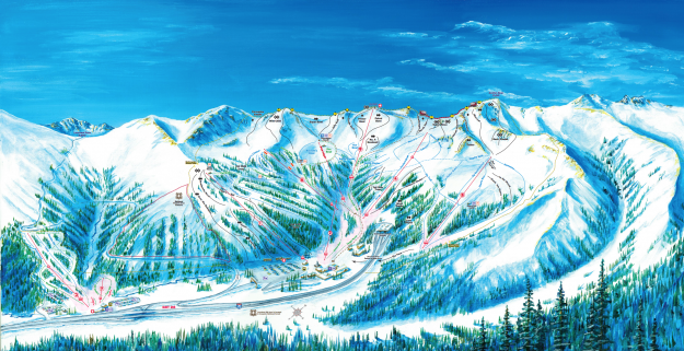 Loveland Ski Map