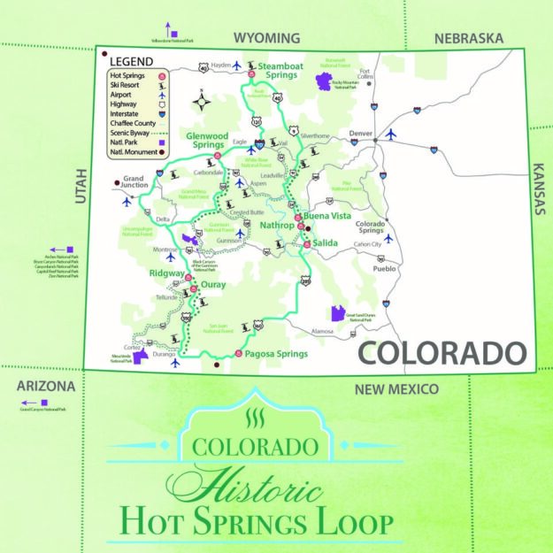 Colorado Historic Hot Springs Loop