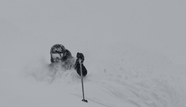 A beautiful ski picture but Chris Anthony's Pain was always with him