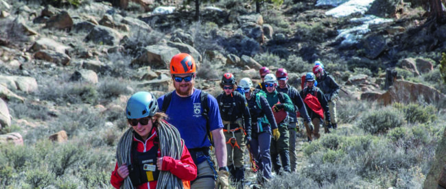 Colorado Search and Rescue Teams Downhike