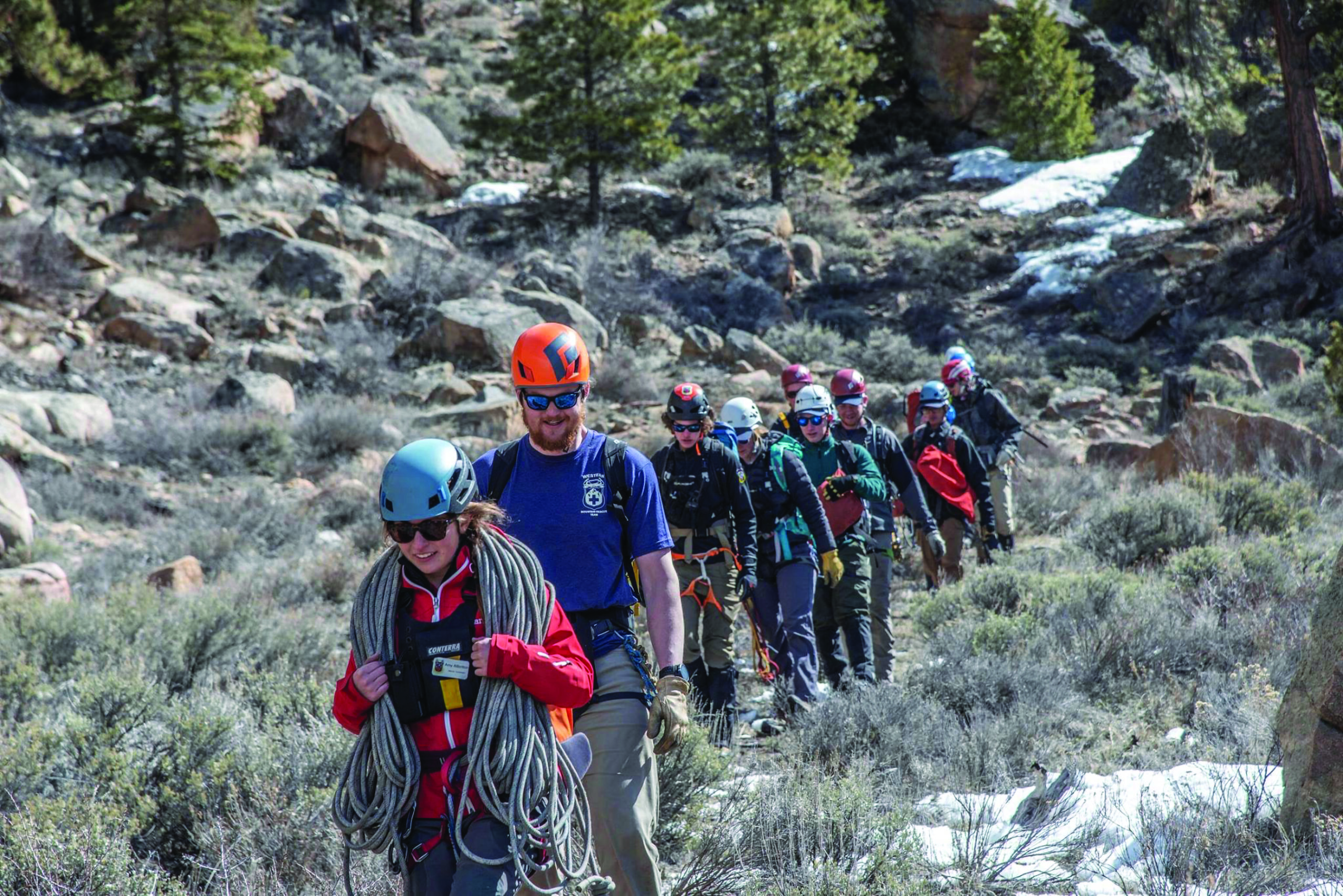 Colorado Search and Rescue Teams Downhike