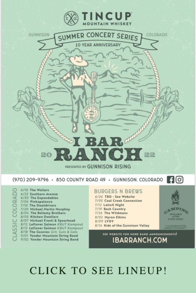 i Bar Ranch 2022 Summer Concert Series