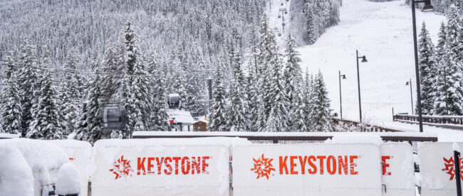 The world's largest mountaintop snow fort is back at Colorado's